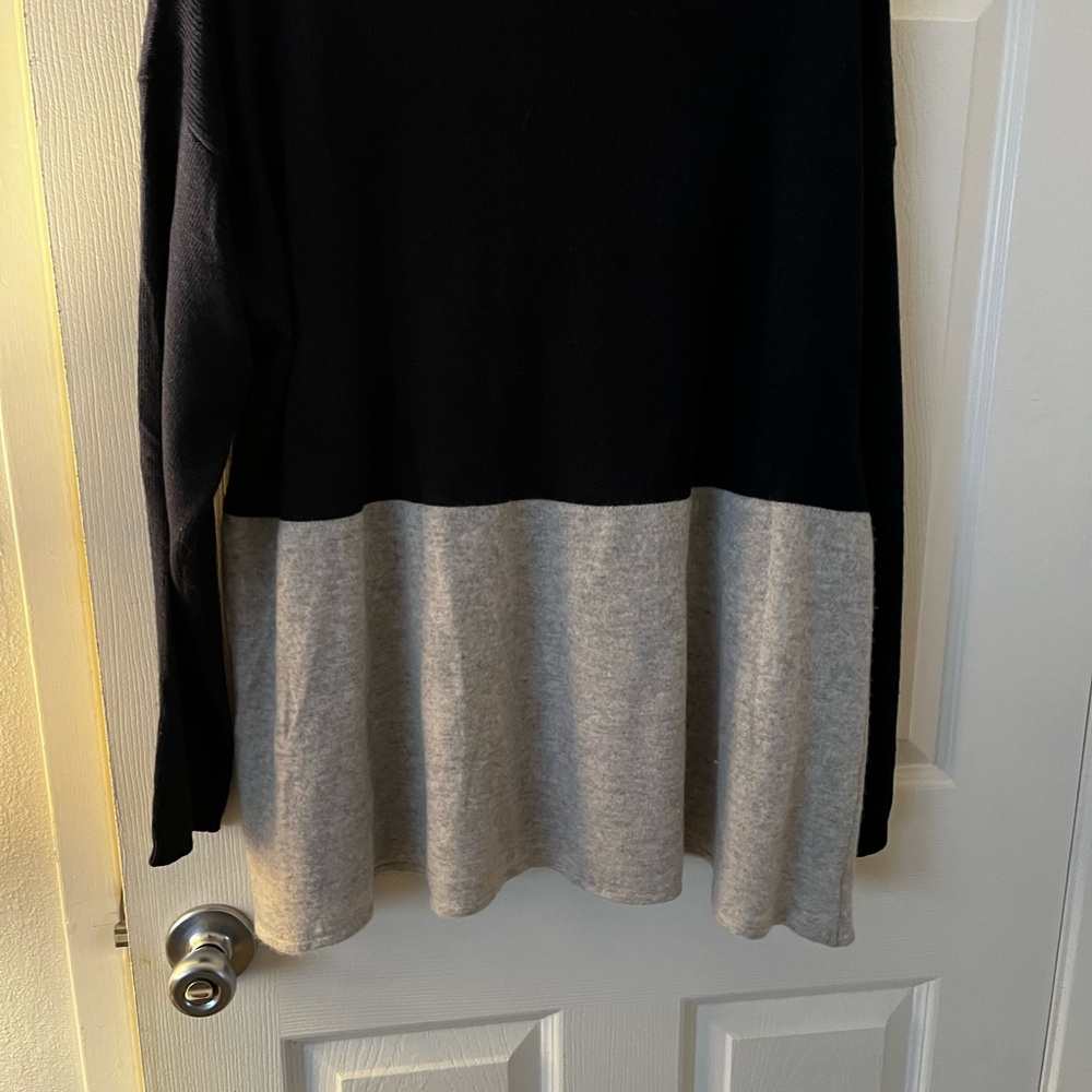 Ottod’Ame navy and grey sweater wool blend size 8, but oversized fits like a L - Picture 4 of 6